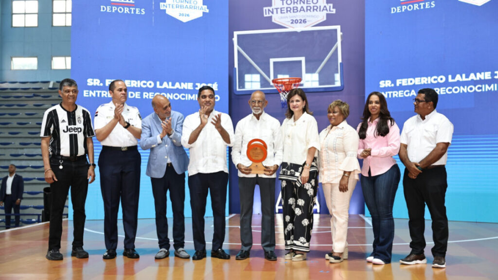 Vicepresidenta Raquel Peña y ministro Kelvin Cruz inauguran Torneo de Baloncesto Interbarrial