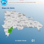 El COE mantiene 01 provincia en alerta verde