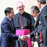 Rubio llega al Vaticano para hablar con el papa León XIV