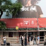Guardia Civil española irrumpe en sede del PSOE en Madrid