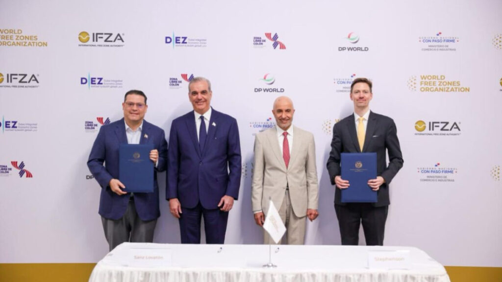 Gobierno dominicano y Organización Mundial de Zonas Francas firman memorando para fortalecer cooperación y promover inversiones para el desarrollo de zonas francas, exportaciones y comercio internacional
