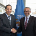 Ministro Víctor Atallah aborda agenda con Tedros Ghebreyesus previo a asumir presidencia de la Asamblea Mundial de la Salud