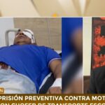  Entrevista a Luis Felipe Cartagena, director del TRAE: Pedirán prisión contra motoristas que agredieron chofer. Informe sobre salud del agredido
