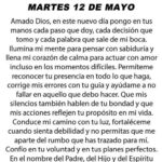 Versículos de la Biblia y Oración hoy Martes 12 de Mayo de 2026