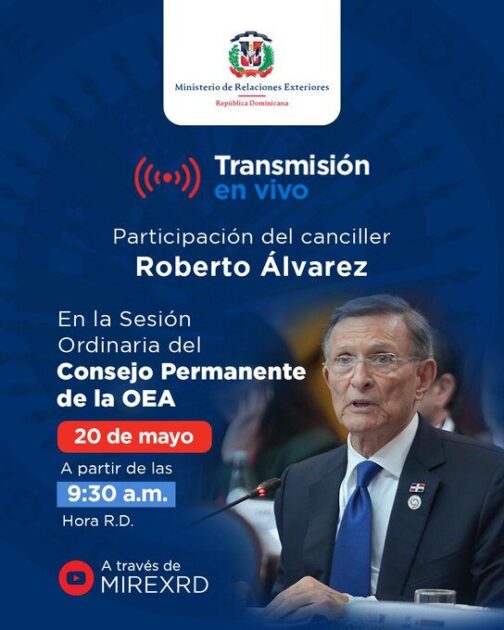 @MIREXRD|  Participación del canciller Roberto Álvarez en la Sesión Ordinaria del Consejo Permanente de la OEA