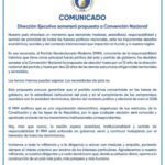 COMUNICADO @PRM_Oficial| Direccion Ejecutiva someterá propuesta a Convención Nacional “Los temas internos pueden esperar. LAS NECESIDADES DEL PAIS NO”