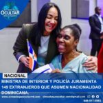 @INM_RD @PoliciaRD juramenta 149 extranjeros adquieren nacionalidad DOMINICANA: Venezuela 39; Cuba 18, Colombia 14, Italia 12, España y Rusia 10 cada una: RD SOLICITA DESGLOSE TOTAL DE LOS 149 TRANSPARENCIA=SOBERANÍA