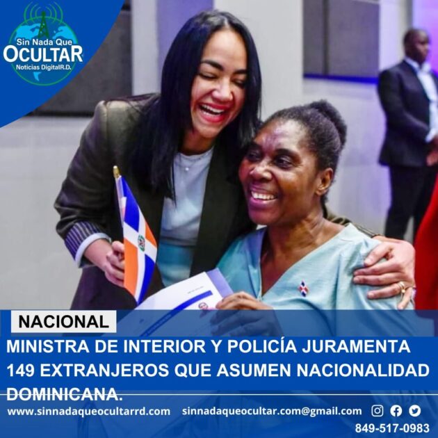 @INM_RD @PoliciaRD juramenta 149 extranjeros adquieren nacionalidad DOMINICANA: Venezuela 39; Cuba 18, Colombia 14, Italia 12, España y Rusia 10 cada una: RD SOLICITA DESGLOSE TOTAL DE LOS 149 TRANSPARENCIA=SOBERANÍA
