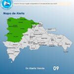 El COE coloca 09 provincia en alerta verde