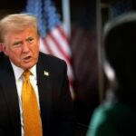 Trump se arranca el micrófono y abandona una entrevista