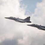 Cazas suecos salen al paso de aviones rusos en el Báltico