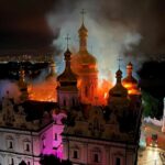 Daños a milenario monasterio en Kiev tras masivo ataque ruso
