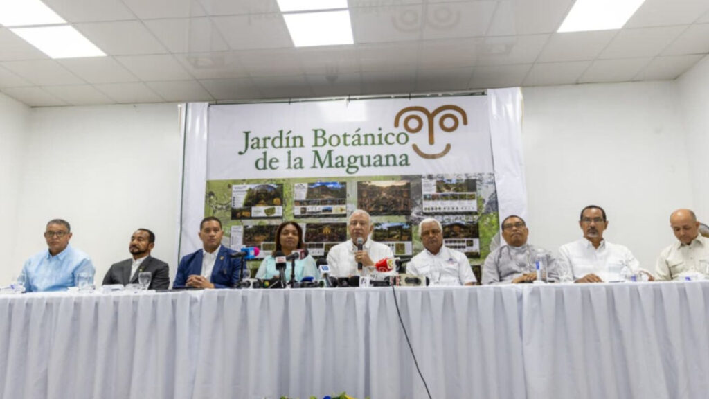 Ministro Andrés Bautista deja iniciados los trabajos de construcción del Jardín Botánico de La Maguana
