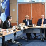 @BancoCentralRD| Gobernador Valdez Albizu y ministro Magín Díaz se reúnen con misión del FMI para iniciar ‘Staff Visit’ con la República Dominicana