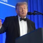 Trump llega a cena de corresponsales tras presunto atentado
