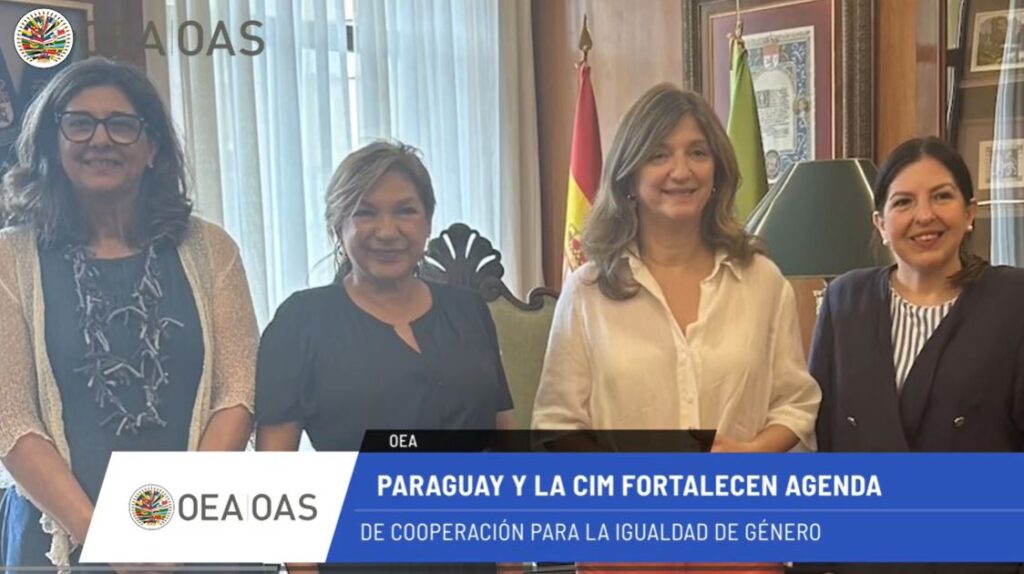 OEA News: Paraguay y la CIM fortalecen cooperación de género. 22 de julio de 2026 |@OEA_oficial