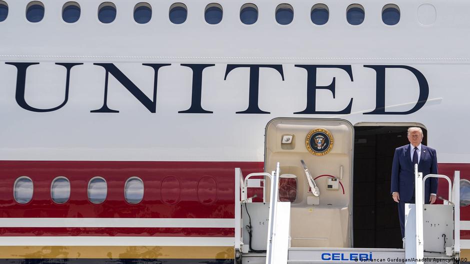 Trump viajó desde Turquía con un avión señuelo ante amenaza