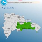 El COE coloca 08 provincias y el Distrito Nacional en alerta verde, debido a que el informe del INDOMET