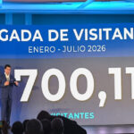 Más de 7,7 millones de visitantes llegan al país hasta julio