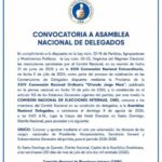 @PRM_Oficial| CNEI convoca Asamblea Nacional de Delegados del @PRM_Oficial para definir sus nuevas autoridades