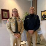 Director COE coronel C.B. Erdwin R. Olivares Luciano, realizó una visita al Comandante General del Ejército de República Dominicana, mayor general Jimmy Arias Grullón