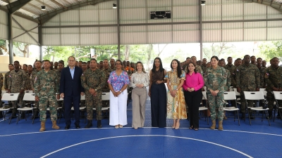 Miembros del Ejército participan en jornada prevención de VCM articulada con Ministerio de la Mujer