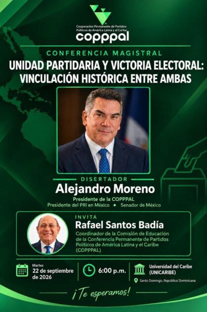 CONFERENCIA MAGISTRAL, Martes 22 de Septiembre 2026, 6PM, en la Universidad del Caribe (UNICARIBE), Invita Rafael Santos Badía (MescytRD)