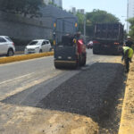 Coraasan ejecuta amplio programa de bacheo en Santiago para mejorar el tránsito