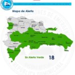 El COE mantiene 17 provincia y el Distrito Nacional en alerta verde
