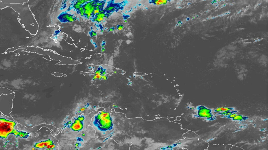 Vaguada seguirá provocando aguaceros moderados a fuertes, tormentas eléctricas y ráfagas de viento