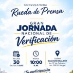 @PRM_Oficial convoca Rueda de Prensa sobre detalles Gran Jornada Nacional de Inscripción y Verificación